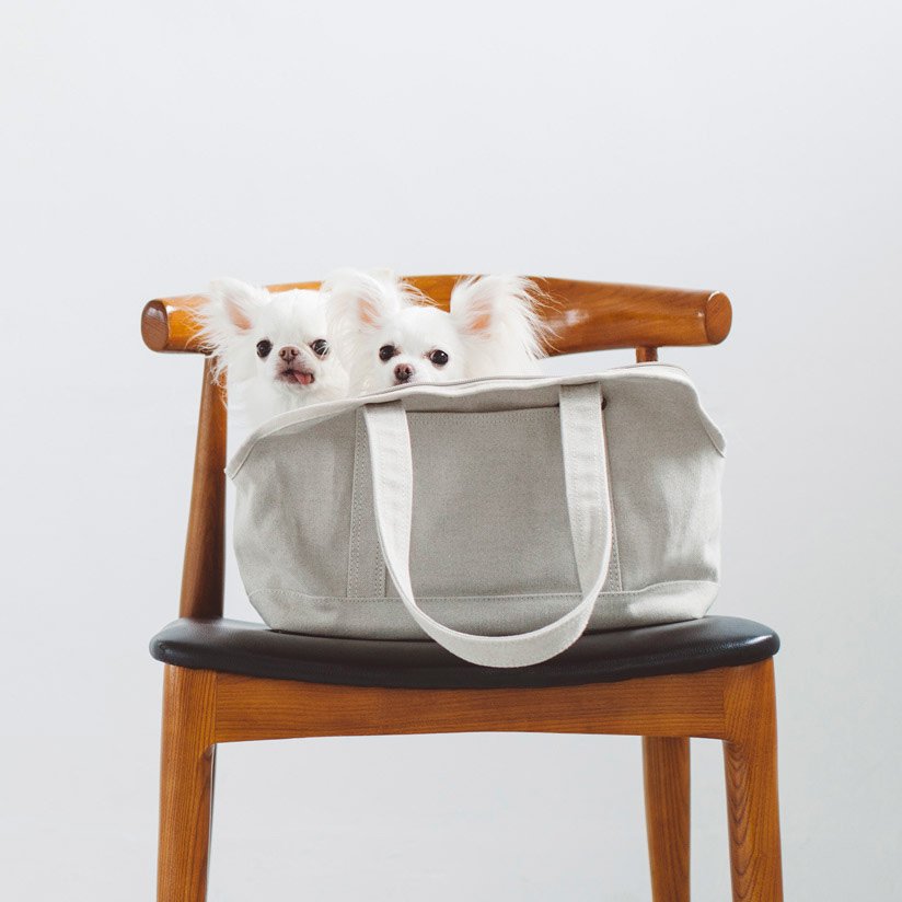 Linen Square Tote Carry Bag