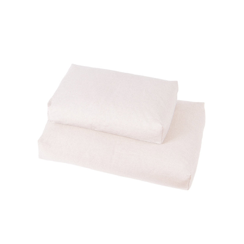 Cotton-Linen Square Bed