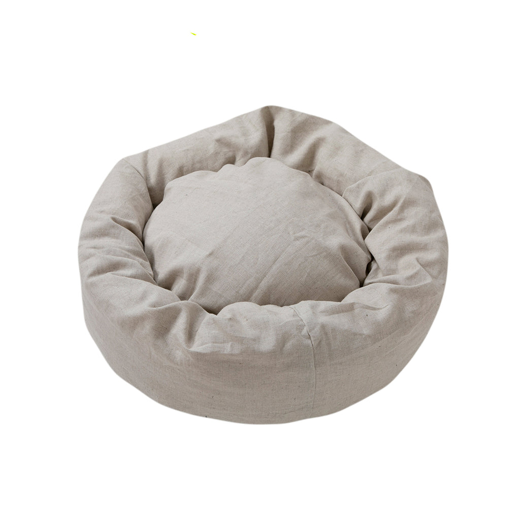 Ramie-Linen Round Bed