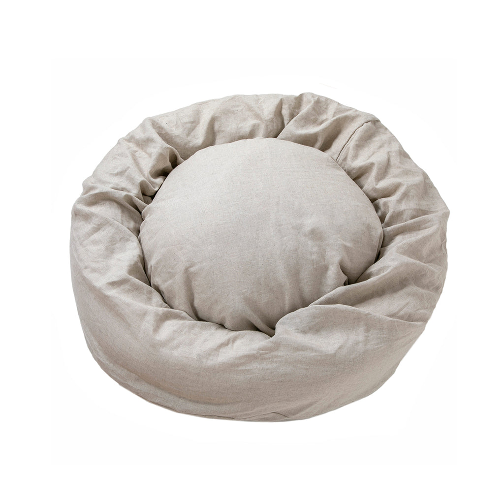 Ramie-Linen Round Bed